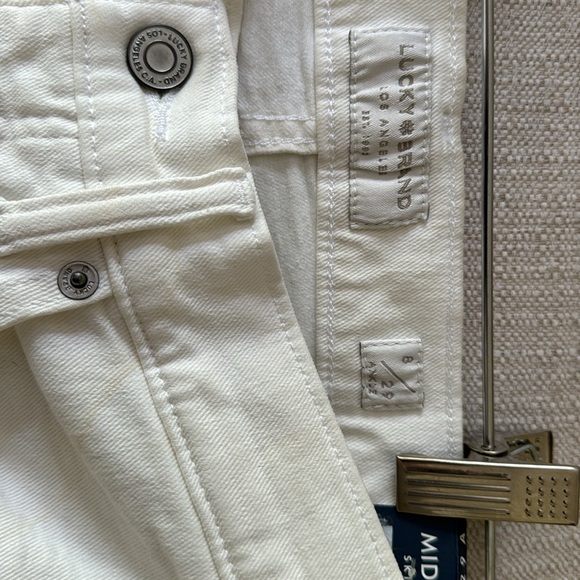 NWT Lucky Brand Mid Rise Ava Skinny in White. - Picture 4 of 4